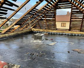 Plokščių stogų dengimas bitumine ir Pvc danga. / Sutapdinti stogai / Darbų pavyzdys ID 3536499