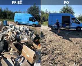 24/7 Perkraustymo paslaugos, baldų/šiukšlių utilizavimas / 2 Draugai veža / Darbų pavyzdys ID 3536755
