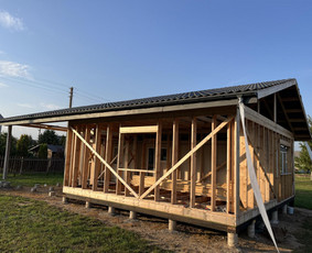 Medžio darbai, staliai - Stogai Karkasiniai pastatai Ventiliuojami fasadai - 1