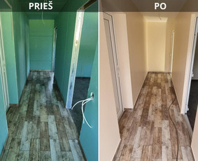 Sienų dažymas Klaipėdas, darbas mechanizuotai / Donatas Jucevičius / Darbų pavyzdys ID 3540293