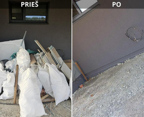 Pigiausias atliekų, šiukšlių išvežimas perkraustymo griovimo / Siuksliu isvezimas Griovimo darbai / Darbų pavyzdys ID 3541867
