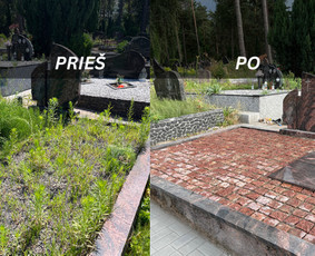 Kapų Įrengimas/atnaujinimas. Plokščių dengimas, Paminkai / Kapų Atkūrimas / Darbų pavyzdys ID 3543503