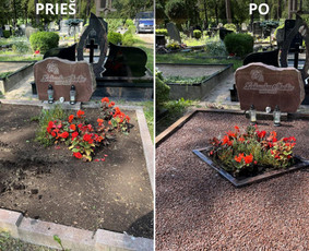 Kapų Įrengimas/atnaujinimas. Plokščių dengimas, Paminkai / Kapų Atkūrimas / Darbų pavyzdys ID 3543507