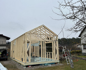 Karkasinių namų statyba - Statyba ir vidaus apdailos darbai - 2