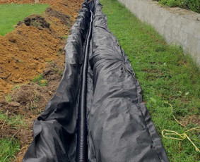 Drenažo įrengimas - Sklypų tvarkymas, griovimas,vejos įrengimas,hidroizoliacija - 2