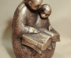 Skulptūrėlė, bronza, h - 30 cm