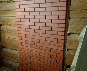 Plačių keraminių plytų šildymo krosnis