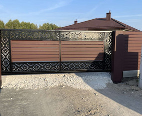 Visų tipų tvoros, vartai ir varteliai - Kiemo vartai, gamyba - 1 Kiemo vartai, gamyba - Visų tipų tvoros, vartai ir varteliai - 1