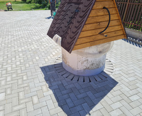 Drenažo įrengimas - Klojame trinkeles,dedame bordiurus,tvarkome senas trinkeles - 3