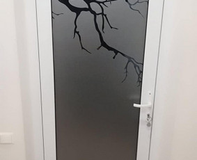 Reklaminės ir šerkšno plėvelės klijavimas / Sandra / Darbų pavyzdys ID 3549071