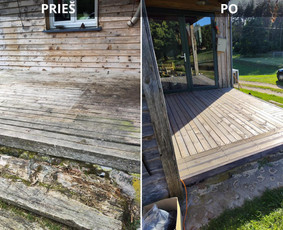 Karkasiniai statiniai, stoginės ir pavėsinės, terasos / Old Modern / Darbų pavyzdys ID 3549347