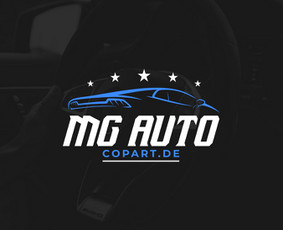 MGAuto logotipas, automobilių pirkimai/pardavimai, copart aukcionai.