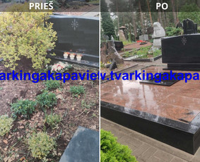 Kapų tvarkymas, dengimas plokštėmis, paminklai / TVARKINGA KAPAVIETĖ / Darbų pavyzdys ID 3550273