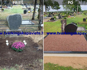 Kapų tvarkymas, dengimas plokštėmis, paminklai / TVARKINGA KAPAVIETĖ / Darbų pavyzdys ID 3550277