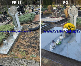 Kapų tvarkymas, dengimas plokštėmis, paminklai / TVARKINGA KAPAVIETĖ / Darbų pavyzdys ID 3550281