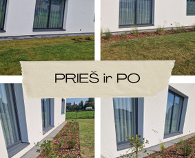 Aplinkos priežiūra, vejos įrengimas, aeravimas, genėjimas / Aplinkos, želdinių tvarkymo darbai / Darbų pavyzdys ID 3551761