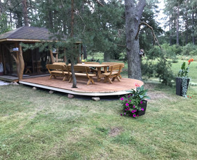 Medinės terasos, stoginės, pavėsinės. - Medžio darbai, staliai - 3 Medžio darbai, staliai - Medinės terasos, stoginės, pavėsinės. - 3