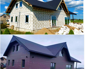 Fasadų šiltinimas ir apdaila. Klaipėda. / Saulius Fasadai / Darbų pavyzdys ID 3553811