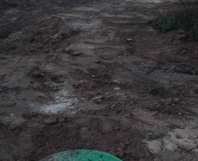Pamatų įrengimas, indždinerinių tinklų montavimas, drono fot / EGIDA / Darbų pavyzdys ID 3553851