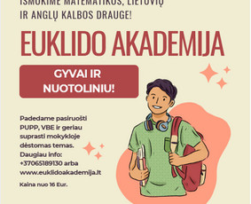 Matematikos korepetitoriai gyvai ir nuotoliniu - Papildomas matematikos mokymas internetu - 1 Papildomas matematikos mokymas internetu - Matematikos korepetitoriai gyvai ir nuotoliniu - 1