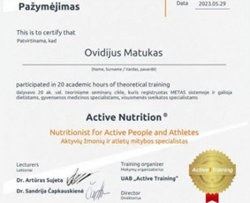 Asmeninis treneris Vilniuje – jėga, technika, mažos grupės / Ovidijus Matukas / Darbų pavyzdys ID 3555851