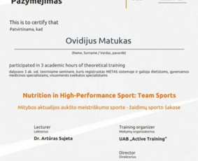 Asmeninis treneris Vilniuje – jėga, technika, mažos grupės / Ovidijus Matukas / Darbų pavyzdys ID 3555853