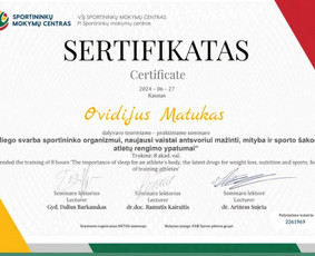 Asmeninis treneris Vilniuje – jėga, technika, mažos grupės / Ovidijus Matukas / Darbų pavyzdys ID 3555861