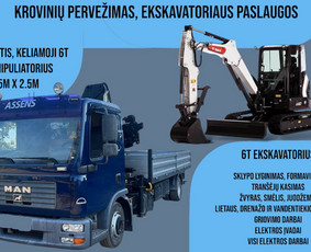 Savivartis su manipuliatoriumi, 6t ekskavatoriaus nuoma - Fiskaras, fiskaro paslaugos - 1 Fiskaras, fiskaro paslaugos - Savivartis su manipuliatoriumi, 6t ekskavatoriaus nuoma - 1