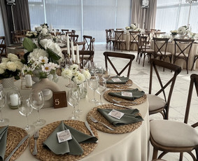 Vestuvių dekoravimas - Švenčių dekoravimas, šampano staliukas - 4