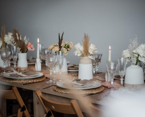 Vestuvių dekoravimas - Švenčių dekoravimas, šampano staliukas - 3