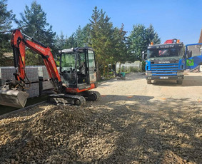 Trinkelių klojimas , pagrindų paruošimas - Statybos, apdaila - 1 Statybos, apdaila - Trinkelių klojimas , pagrindų paruošimas - 1
