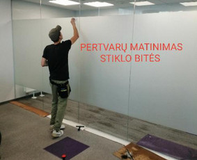 Langu tamsinimas Vilniuje. Konsultavimas. / Stiklo Bitės / Darbų pavyzdys ID 3561637