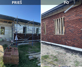 Klinkerio mūrijimas ir klijavimas .jpg / Rokas Pavka / Darbų pavyzdys ID 3562337