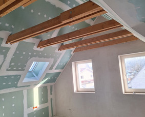 Glaistymas, Dažymas - kiti apdailos darbai - Gipso kartono montavimas - 2 Gipso kartono montavimas - Glaistymas, Dažymas - kiti apdailos darbai - 2