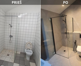 Vidaus apdailos darbai dažymas,plytelių klijavimas ir kita / Vidaus apdailos darbai Vilniuje / Darbų pavyzdys ID 3564343