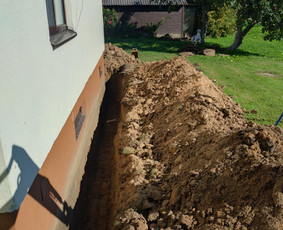 Mini ekskavatoriaus Kasimo darbai pamatu šiltinimas drenažas / Arturas / Darbų pavyzdys ID 3566243
