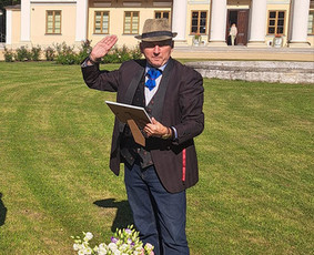 Vedėjas Arvydo Jaronskio iškilmės. Arvydas ir A5ko / ajaronskis7 / Darbų pavyzdys ID 3569361