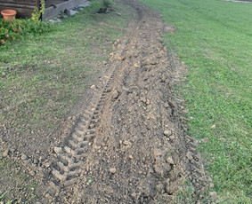 Mini ekskavatoriaus nuoma - Sklypo lyginimas, formavimas - 3 Sklypo lyginimas, formavimas - Mini ekskavatoriaus nuoma - 3