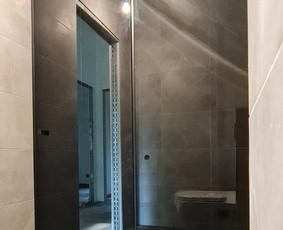 Berėmis ir įrėmintas, stiklo pertvaros, stiklo sprendimai / Art Glass / Darbų pavyzdys ID 3572995