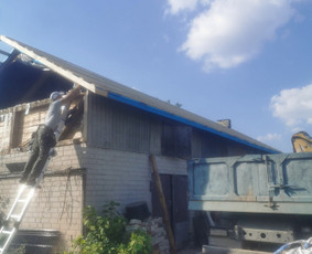 Stogu dengimas. / Stogai / Darbų pavyzdys ID 3573609