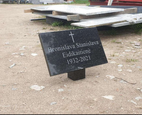 Kapaviečių dengimas ir rekonstrukcijos darbai. - Paminklų gamyba - 1 Paminklų gamyba - Kapaviečių dengimas ir rekonstrukcijos darbai. - 1
