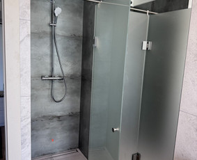 Nestandartinių dušų, led veidrodžių, terasų, stiklinimas. / Meltglas, MB / Darbų pavyzdys ID 3574367