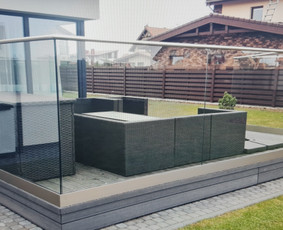 Berėmis ir įrėmintas, stiklo pertvaros, stiklo sprendimai / Art Glass / Darbų pavyzdys ID 3575571