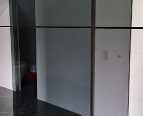 Berėmis ir įrėmintas, stiklo pertvaros, stiklo sprendimai / Art Glass / Darbų pavyzdys ID 3575565