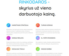 Rinkodaros - skyrius už vieno darbuotojo kainą. - Socialinių tinklų komunikacijos strategijos kūrimas - 1 Socialinių tinklų komunikacijos strategijos kūrimas - Rinkodaros - skyrius už vieno darbuotojo kainą. - 1