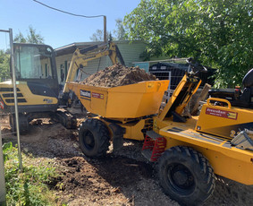 4t Mini ekskavatoriaus,bobcat.polių grežimas.griovimas / Spec. technikos nuoma Vilnius / Darbų pavyzdys ID 3579271