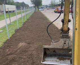 4t Mini ekskavatoriaus,bobcat.polių grežimas.griovimas / Spec. technikos nuoma Vilnius / Darbų pavyzdys ID 3579279