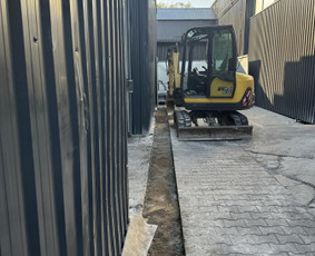4t Mini ekskavatoriaus,bobcat.polių grežimas.griovimas / Spec. technikos nuoma Vilnius / Darbų pavyzdys ID 3579291