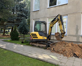 4t Mini ekskavatoriaus,bobcat.polių grežimas.griovimas / Spec. technikos nuoma Vilnius / Darbų pavyzdys ID 3579301