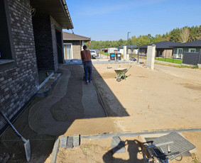 Statybos, apdaila - Trinkelių klojimas ir kiti gerbūvio darbai - 1